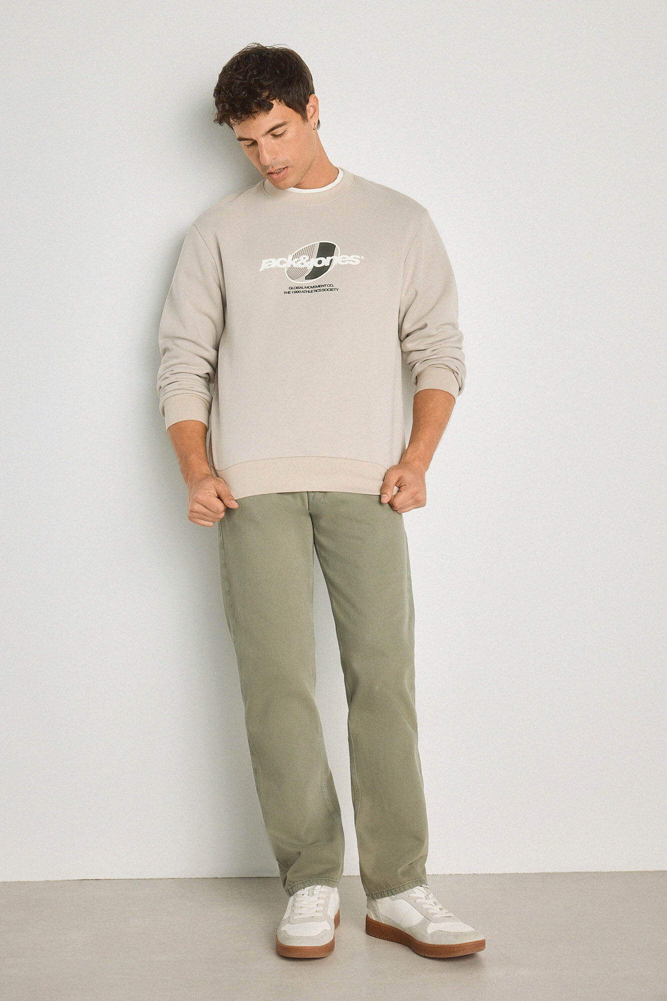 Jack & Jones Sweatshirt relaxed estampada