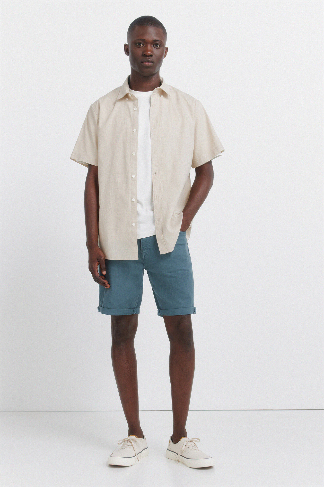 Springfield Bermuda 5 bolsillos lavada sim fit