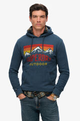 Superdry ajuste com Sweatshirt azul