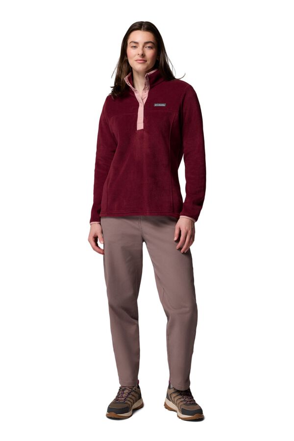 Columbia Forro polar com meio fecho-&eacute;clair estampado