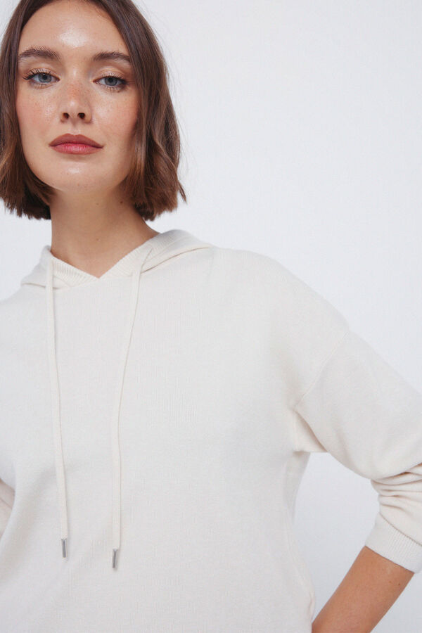 Springfield Camisola com capuz  camel