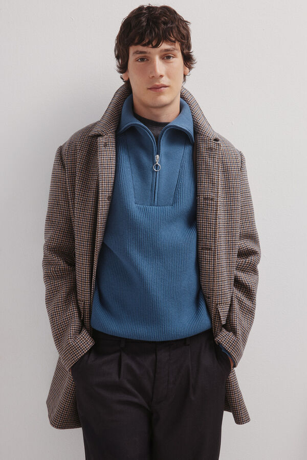 Springfield Casaco sobretudo castanho