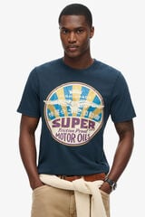 Superdry Camisola de manga curta azul
