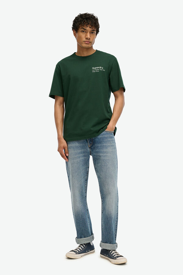 Superdry Camiseta Manga Corta verde