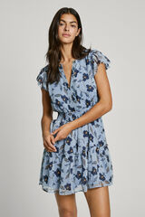 Pepe Jeans Vestido Curto Emmanuelle  azul