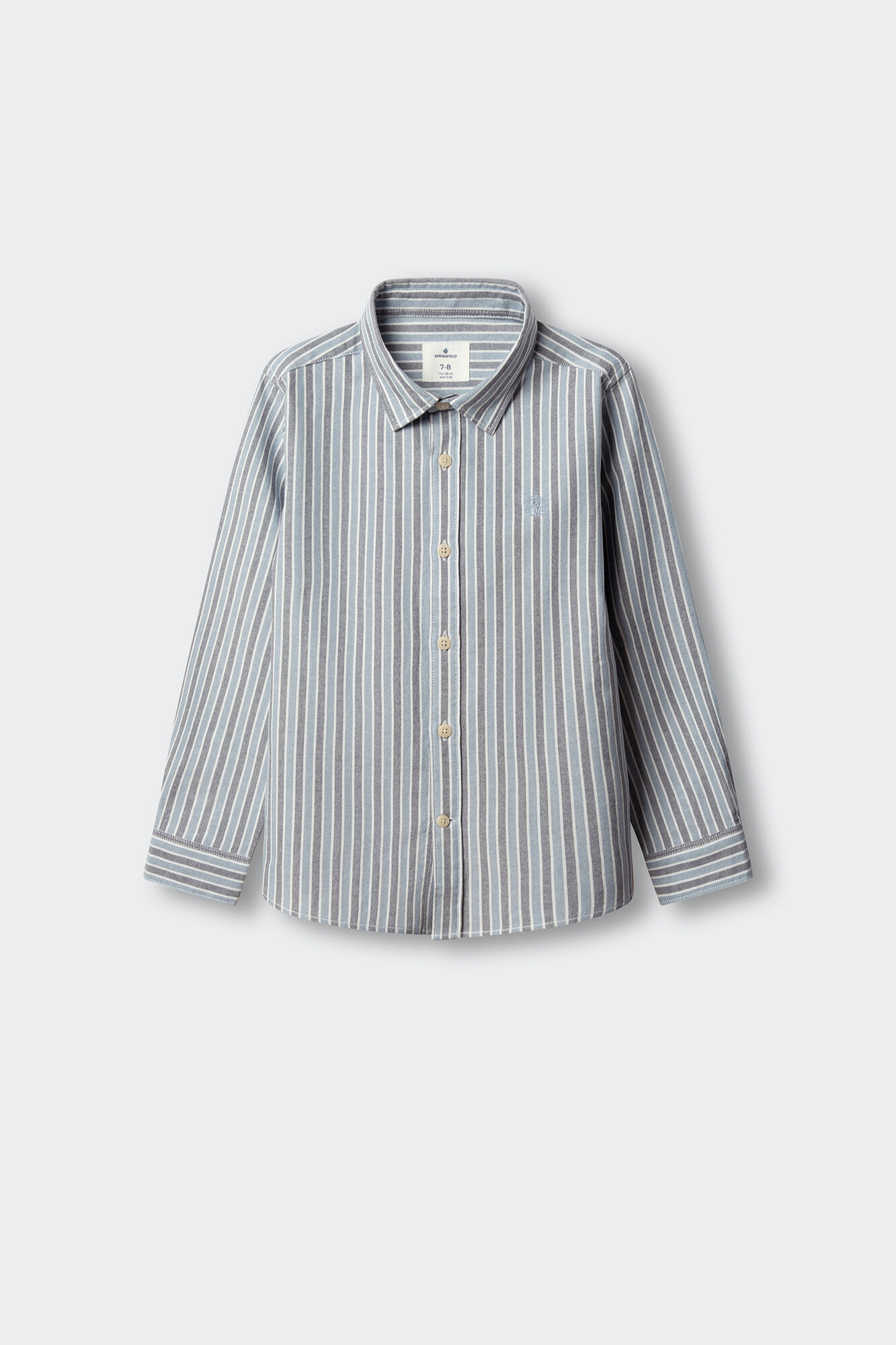 Springfield Kids Camisa Oxford de riscas para menino