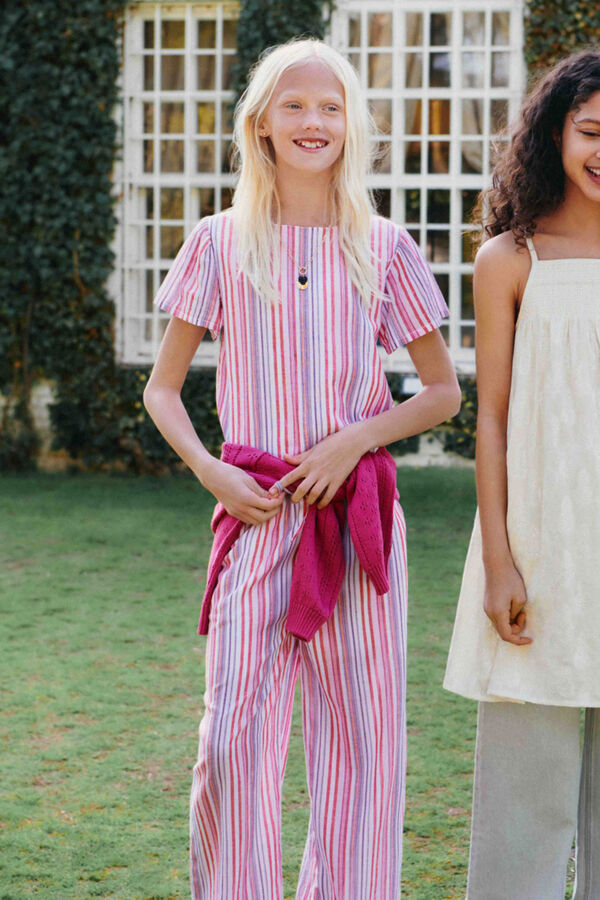 Springfield Kids Conjunto de cal&ccedil;as para menina em lurex rosa