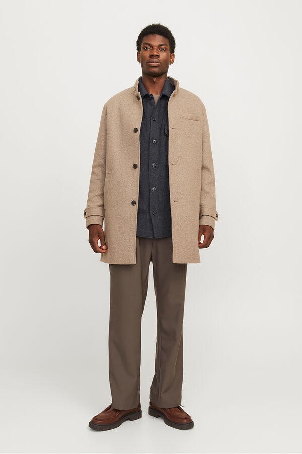 Jack & Jones Sobrecamisa de sarja preto