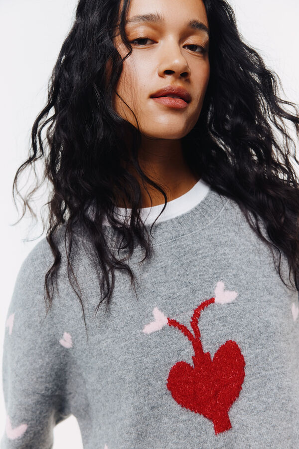 Springfield Camisola p&eacute;talas azul