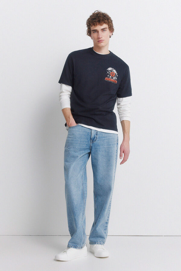 Springfield T-shirt Aerosmith azul