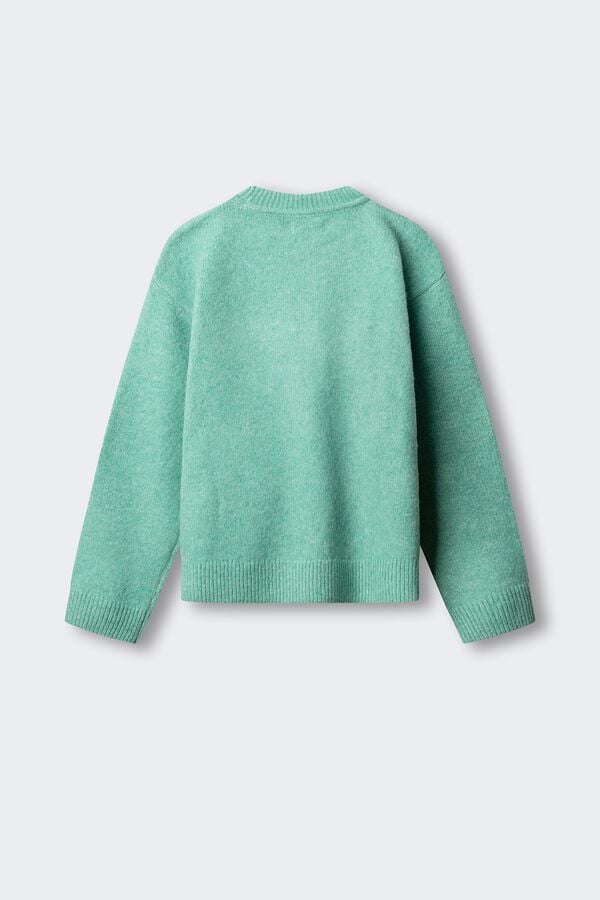 Springfield Kids Camisola estrela lateral lantejoulas menina verde