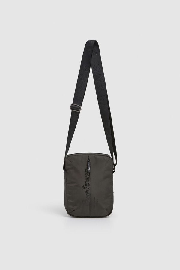 Pepe Jeans Bolso Reporter Con Logo gris