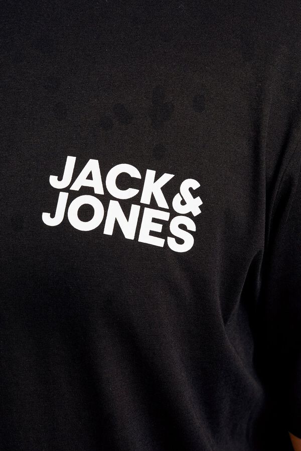 Jack & Jones PLUS T-shirt estampada de manga curta cinzento