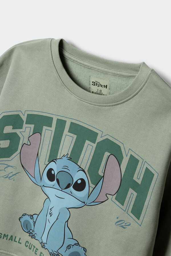 Springfield Kids Sudadera "Lilo & stitch" niña verde