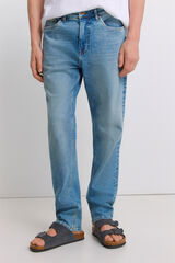 Springfield Jeans slim fit sobretingido azul