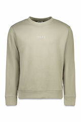 Jack & Jones Moletom com logo em sweatshirt cinzento