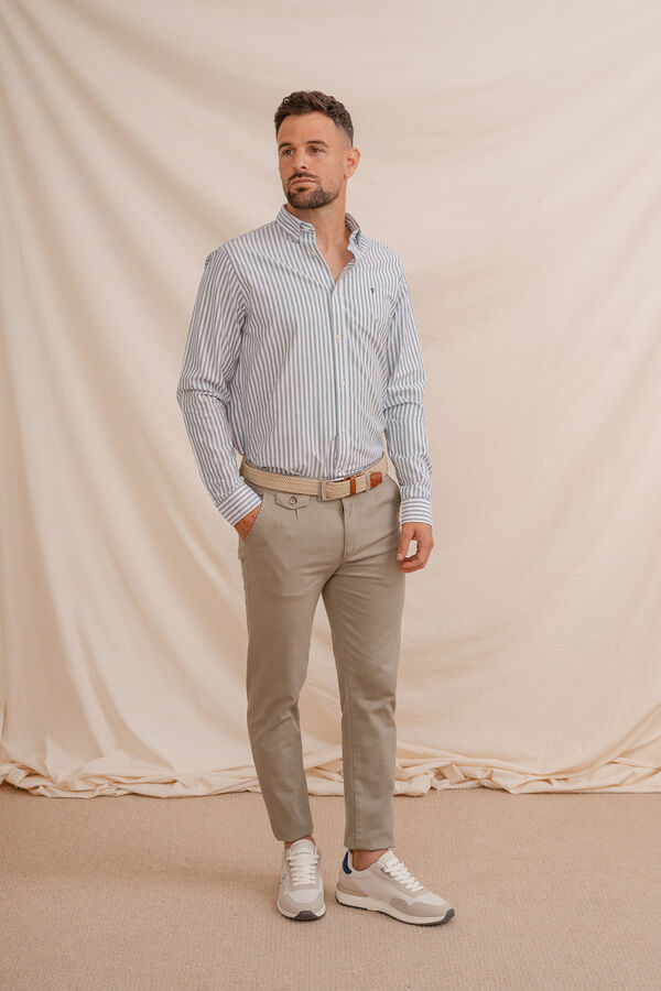 Celopman Camisa Oxford azul
