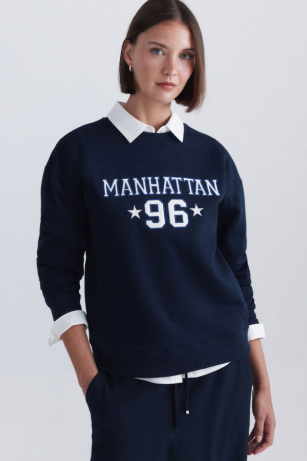Springfield Sweatshirt "manhathan" azul