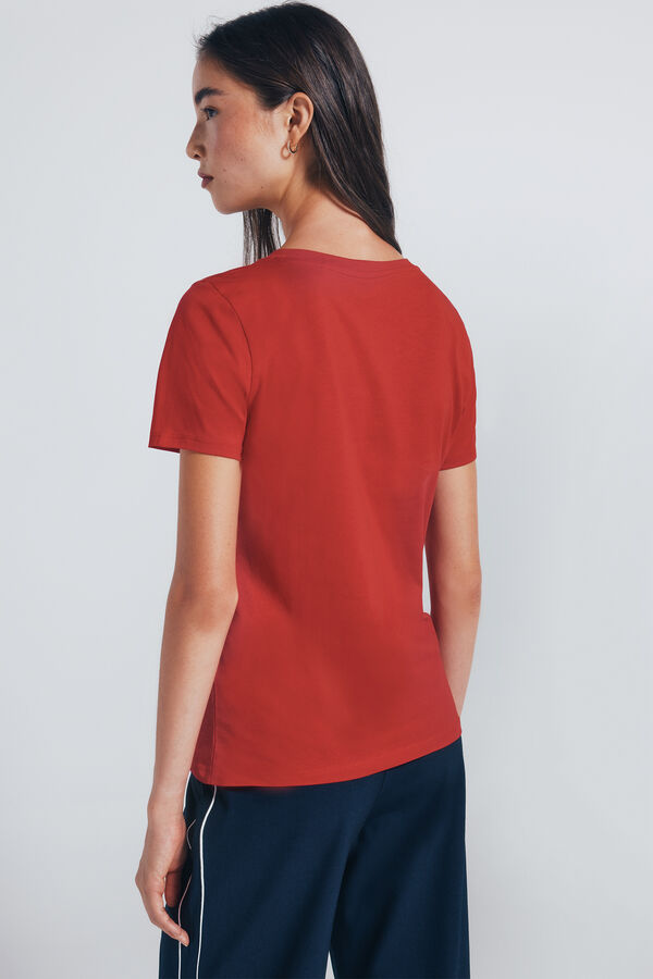 Springfield T-shirt "Mickey Mouse" vermelho