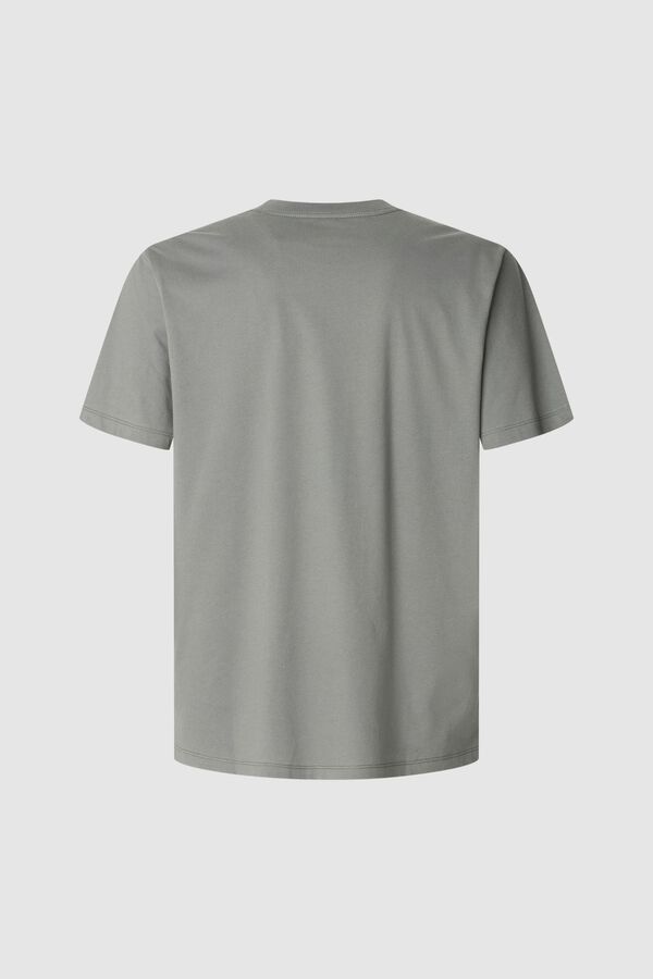 Pepe Jeans T-shirt amarela do elenco cinzento