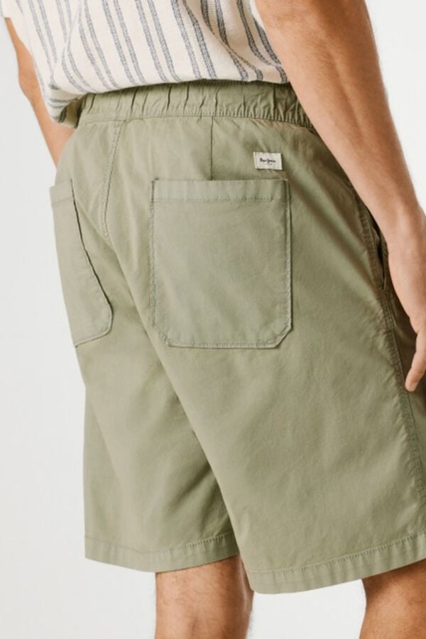 Pepe Jeans Cal&ccedil;&otilde;es em popelina bege