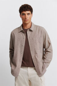 Springfield Sobrecamisa de linho com bolso