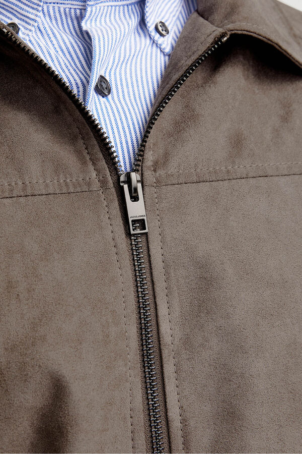 Jack & Jones Blus&atilde;o camur&ccedil;a cinzento