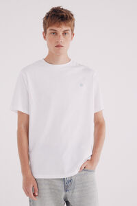 Springfield Camiseta básica com gola redonda