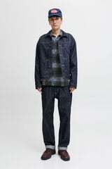 Jack & Jones Sobrecamisa xadrez cinzento