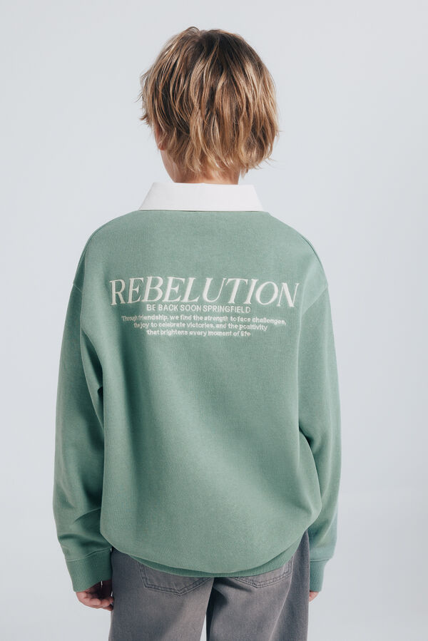 Springfield Kids Sweatshirt infantil verde
