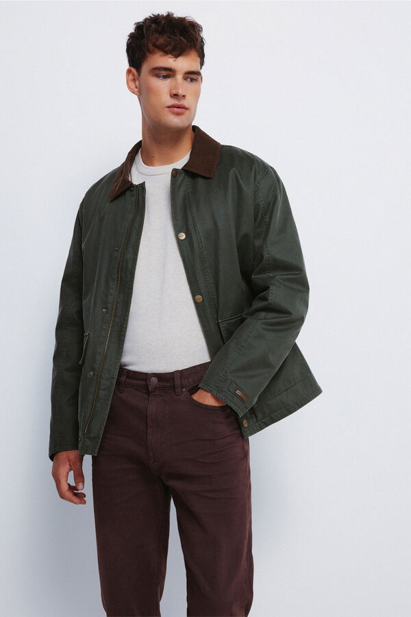 Springfield Calça slim fit com 5 calça cru