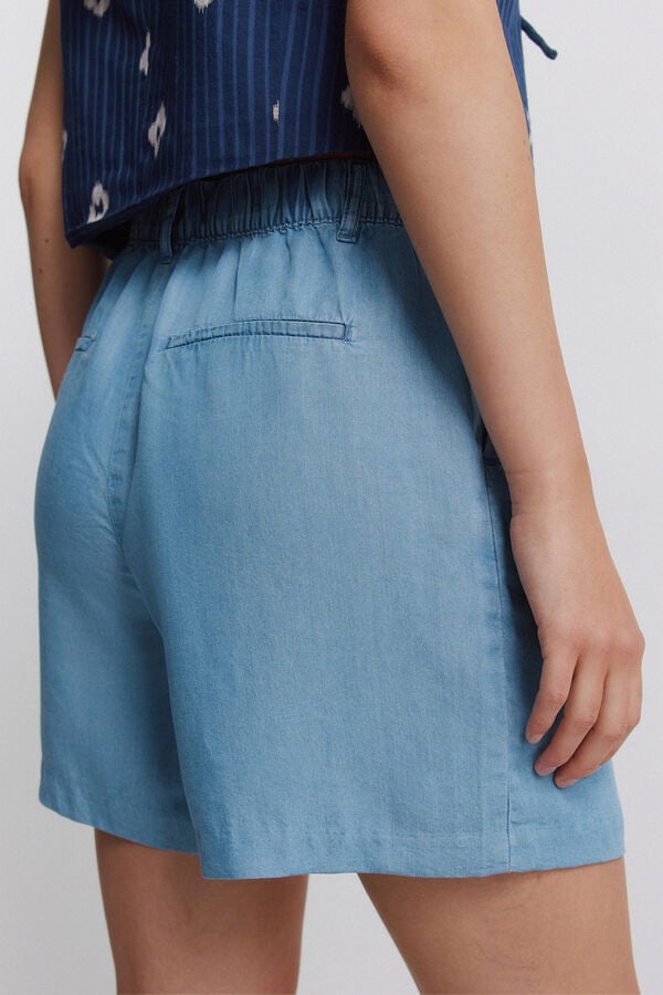 Springfield Cal&ccedil;&otilde;es em tencel azul