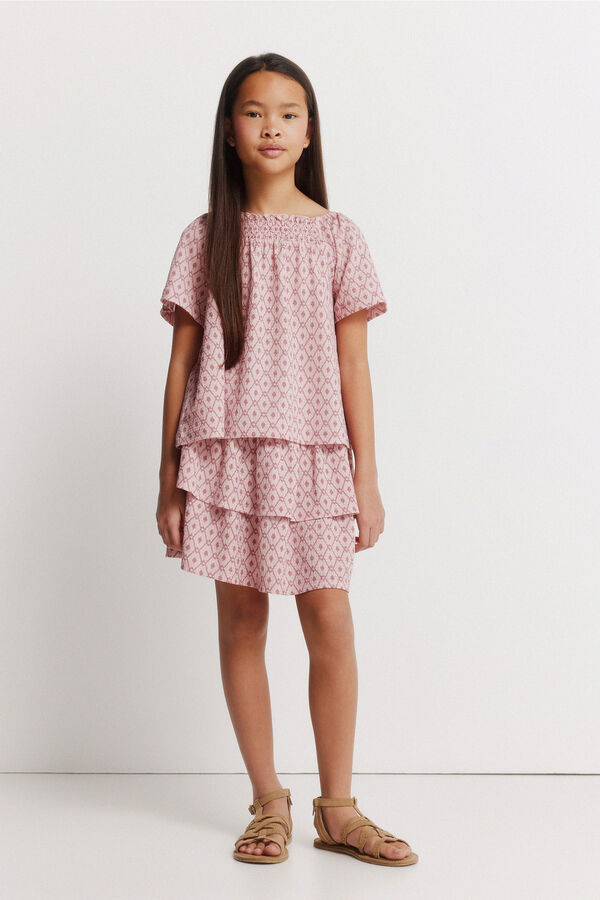 Springfield Kids Blusa ikat ni&ntilde;a morado/lila