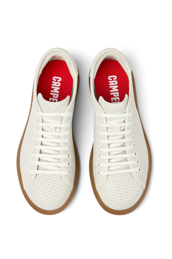 Camper Tênis Bege Nubuck  branco