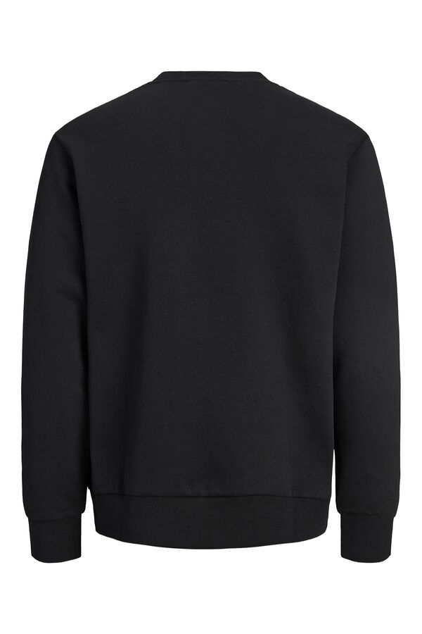 Jack & Jones Sweatshirt relaxed estampada preto