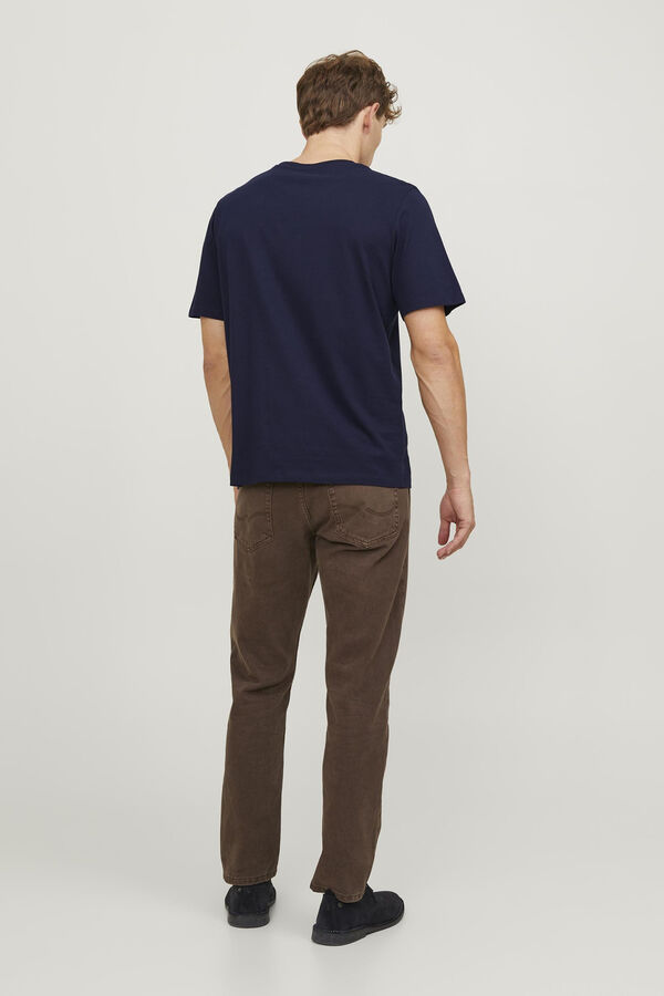 Jack & Jones Standard fit plain t-shirt blue
