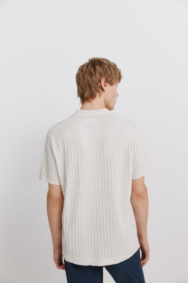 Springfield Polo b&aacute;sico com estrutura cinzento