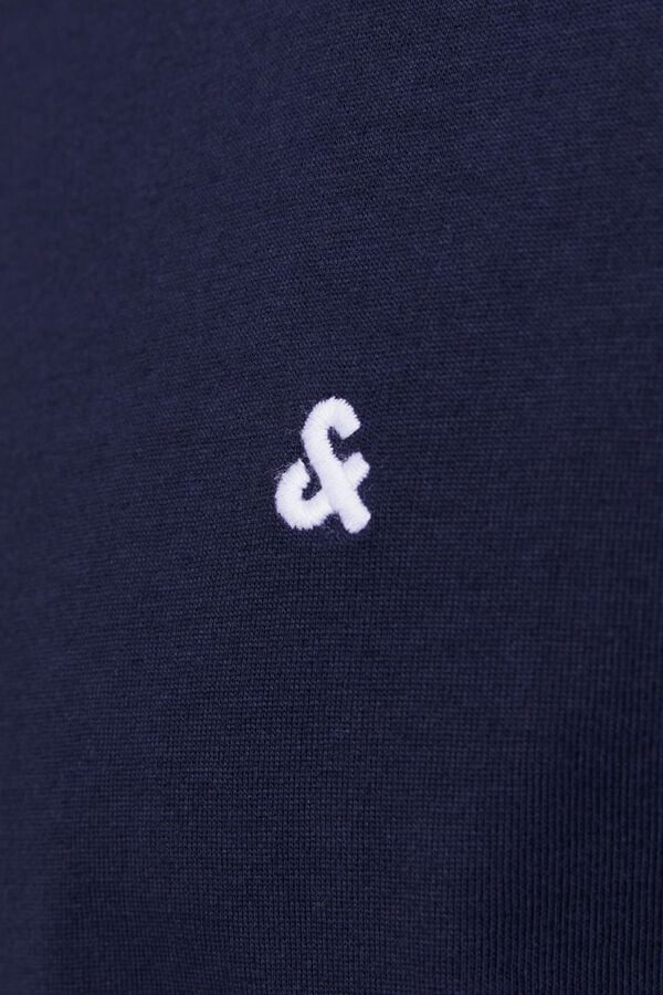 Jack & Jones T-shirt regular bordada azul
