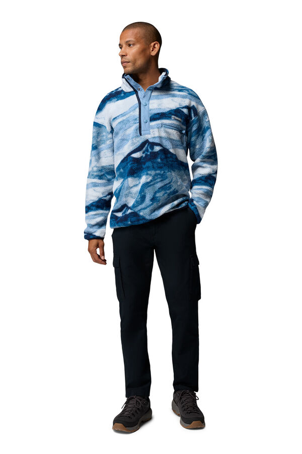Columbia Forro polar com molas de press&atilde;o azul