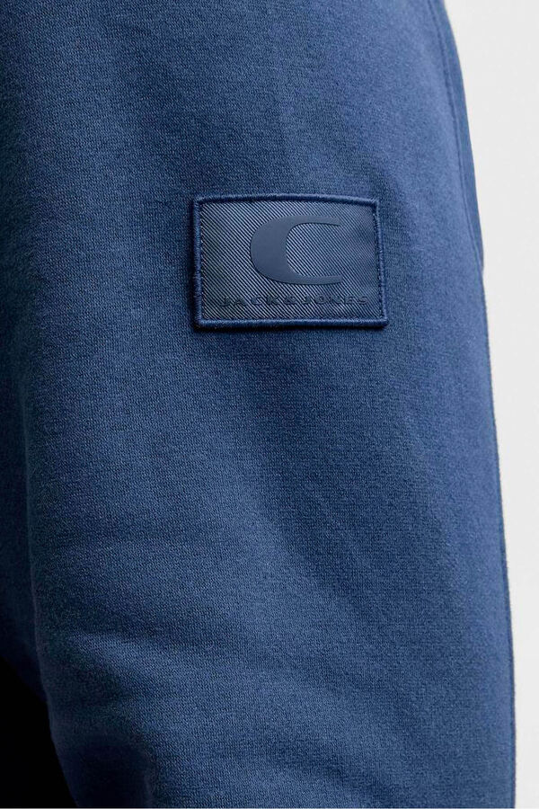 Jack & Jones PLUS Sweatshirt com capuz e logo azul