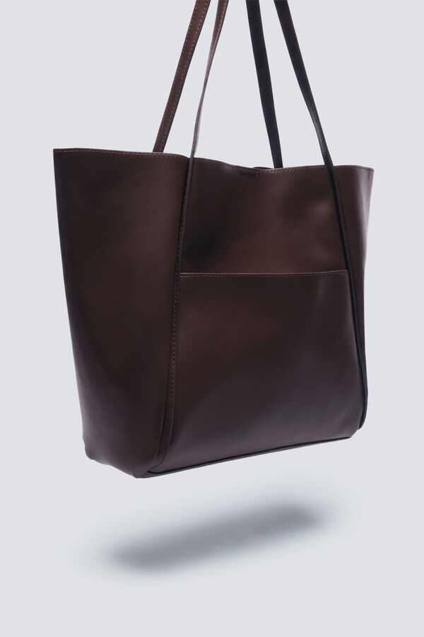 Springfield Mala tote bag macia castanho