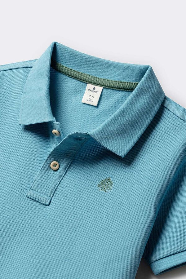 Springfield Kids Polo b&aacute;sico menino azul