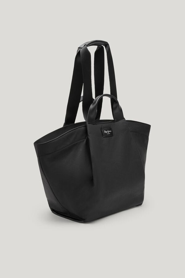 Pepe Jeans Mala tote bag de grande capacidade preto