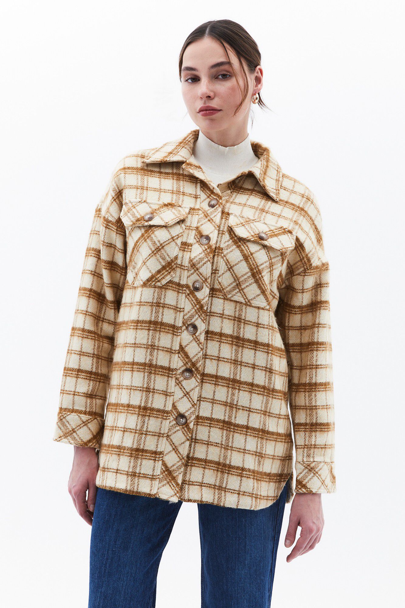 Oxxo Casaco woven oversize
