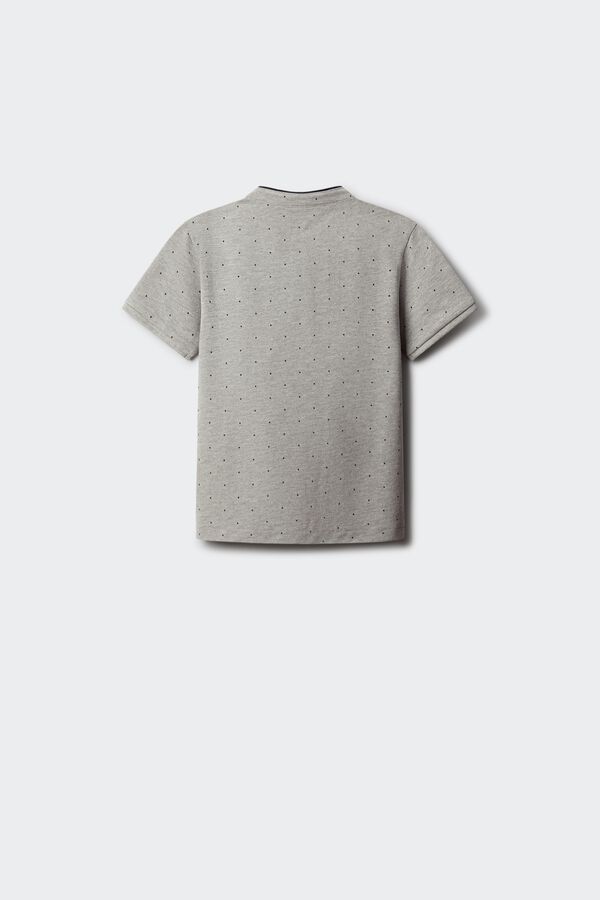 Springfield Kids Polo de crian&ccedil;a gola mao &agrave;s bolinhas azul