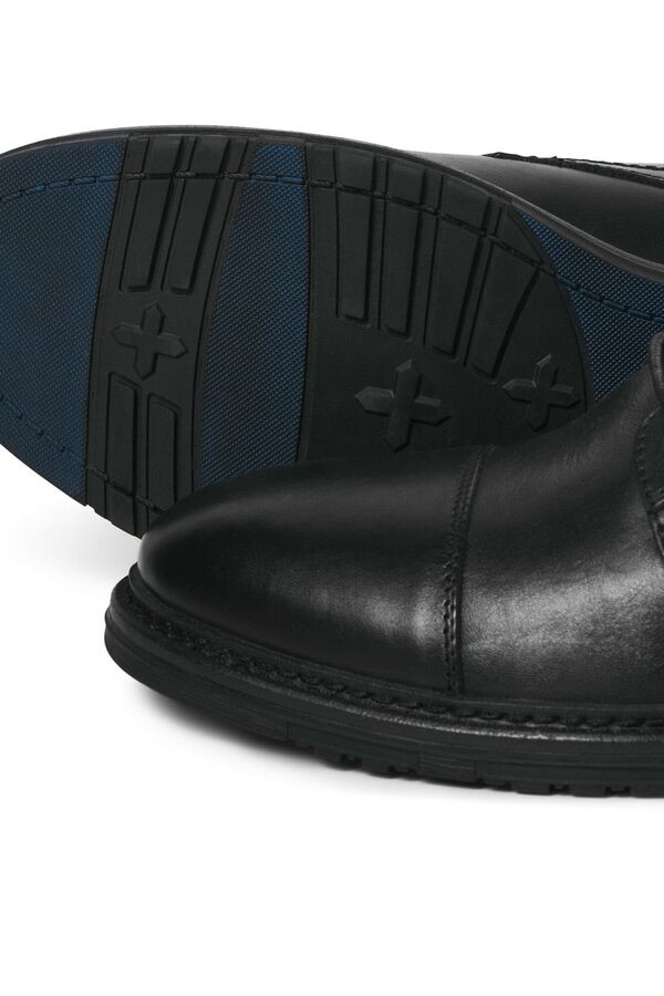 Jack & Jones Botas de couro para homem preto