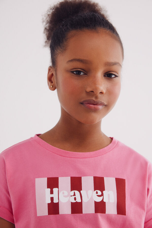 Springfield Kids Camiseta Céu da Menina rosa