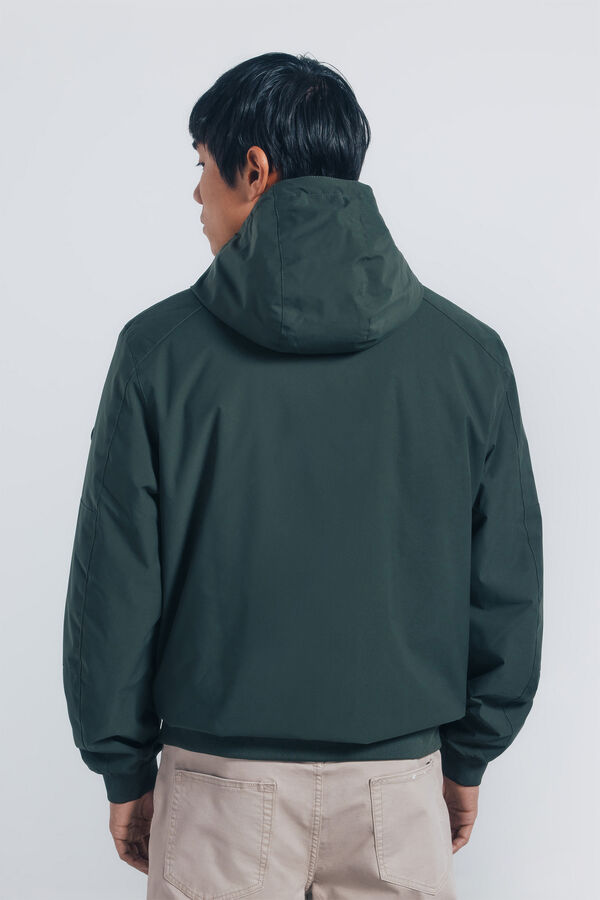 Springfield Blusão técnica acolchoada estampado