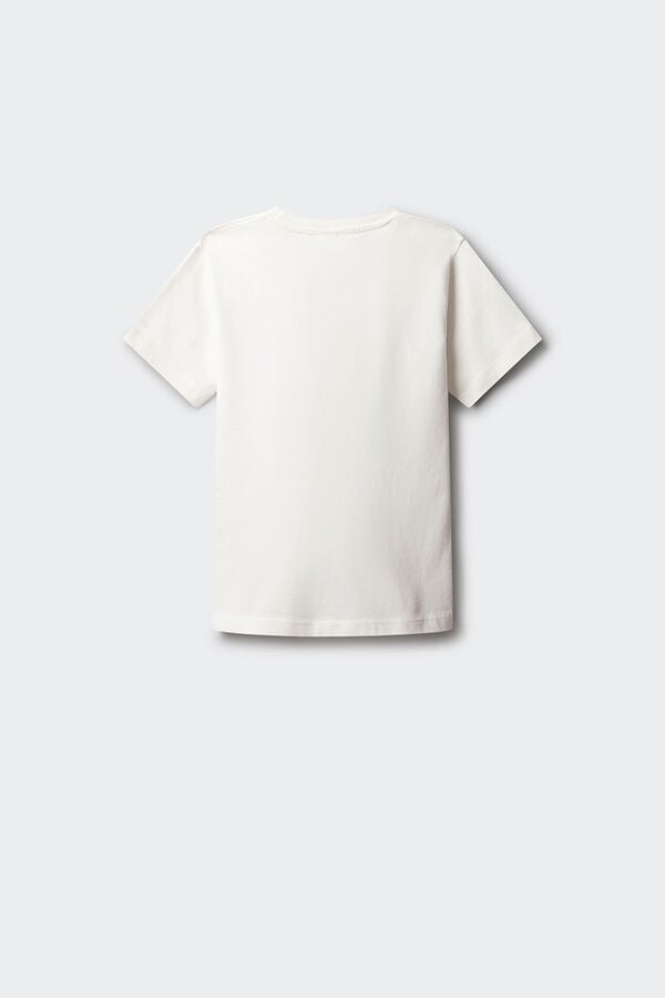 Springfield Kids T-shirt de bicicleta de crian&ccedil;a bege