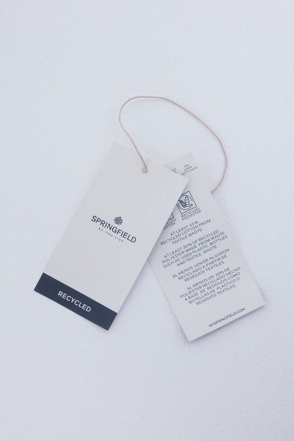 Springfield Camisola liso de fantasia torcida verde